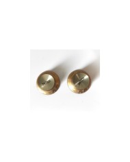 Set de Boutons Style Gibson SG en plexi Gold Metrique non grave Gold reflector,  2 Tone + 2 Volume
