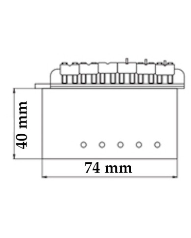 Strat Tremolo, Chrom, Block und Saitenreiter aus massivem Messing, 10.5mm