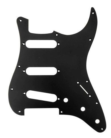 Schwarzes eloxiertes 11-Loch-Pickguard für Stratocaster nach '72