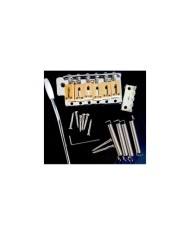 Chrome Strat tremolo solid brass block and 11.3mm brass saddles.