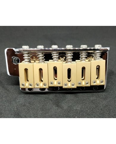 Strat Tremolo Chrom, Block und Saitenreiter aus massivem Messing 11.3mm