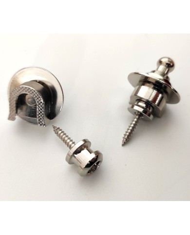 2 Security Lock Gurtpins Nickel