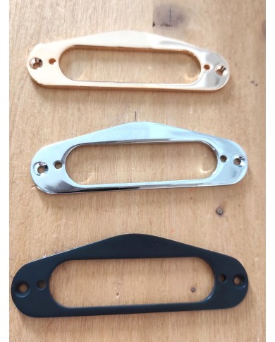 Verchromter Metallrahmen für Stratocaster-Single-Coil-Pickup