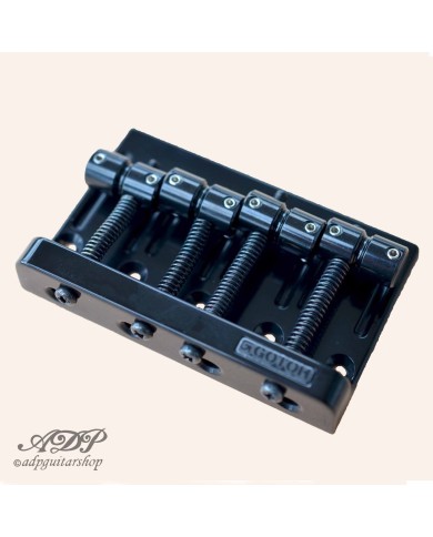 Gotoh Vintage Bass-Saitenhalter für 4 Saiten Schwarz 201B-4B