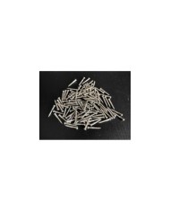 60 vernickelte Schrauben 3.5x25mm für Vintage 6-Schrauben Stratocaster Tremolo