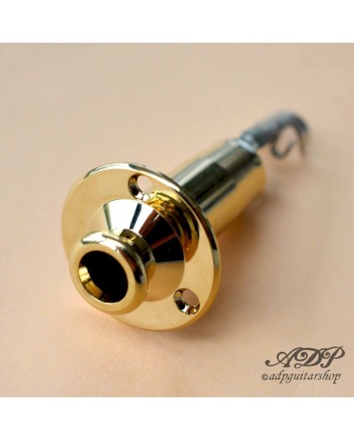 Takamine Mono/Stereo Buchse 1/4" Gitarren-Endpin Gold EP-4605-002