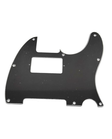 Schwarzes Schlagbrett 3-lagig, 8 Löcher, für Telecaster mit Humbucker