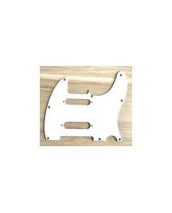 3 ply, 8 holes White Pickguards for Telecaster® Cut for Sratocaster®, Middle Pickup