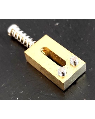 1 moderner Messing-Saitenreiter im Tele/Strat-Stil, 10.5 mm