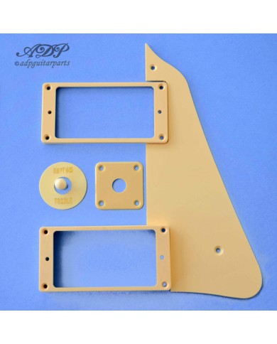 Cremefarbenes Gibson USA Les Paul Set für LP mit Humbucker