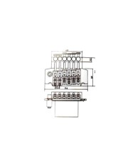 Floyd Rose Vibrato Double-Locking-System Schwarz R1 (42mm), Block 36 mm L94mm