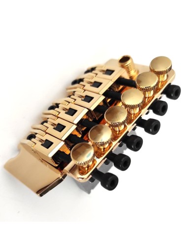 Floyd Rose Vibrato mit Double-Locking-System, Gold R1 (42mm), Block 36 mm L94mm