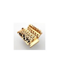 Gold FLoyd Rose Single locking system Tremolo, R2 42mm Nut, block 32, L92mm