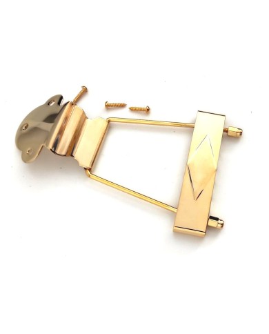 Kurzer Gibson 60s Gold Trapez-Saitenhalter im ES-335-Stil