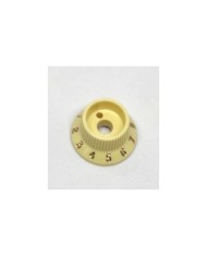 1 Bouton de commutateur (switch) Fender® Stratocaster S-1 blanc vieilli 005-9267-030