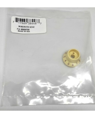 Kit Boutons Guitare Stratocaster Style ST - 2 Tonalité + 1 Volume, Blanc, Compatible Fender