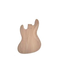 Hosco Jazz Bass Korpus aus 3-teiligem Erlenholz, ungeschliffen (CNC-gefräst)
