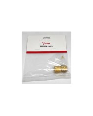 2 Boutons Metal Dore Fender® pour Telecatser ou Precision Bass® 099-2056-200