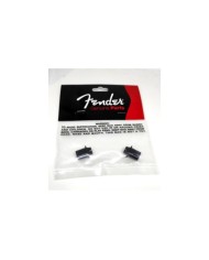 2 schwarze Top-Hat-Schalterknöpfe Fender Pure Vintage für Telecaster 099-4937-000