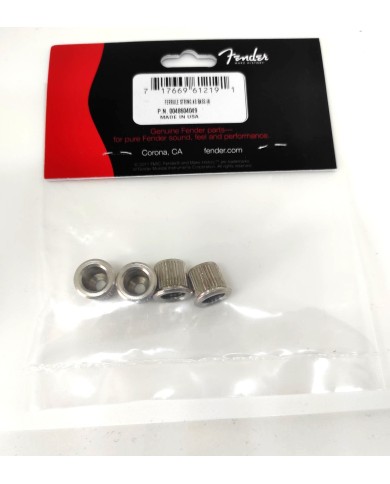 Fender Saitenhülsen für 4-saitigen Bass, vernickelt