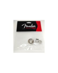 Fender Nickel Jack Ferrule Nickel for telecaster + mounting retainer, nut and washer 099-1941-000