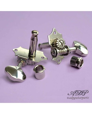 Gotoh Mechaniken Nickel SE780-06M Butterbean-Flügel 3+3, 1:15