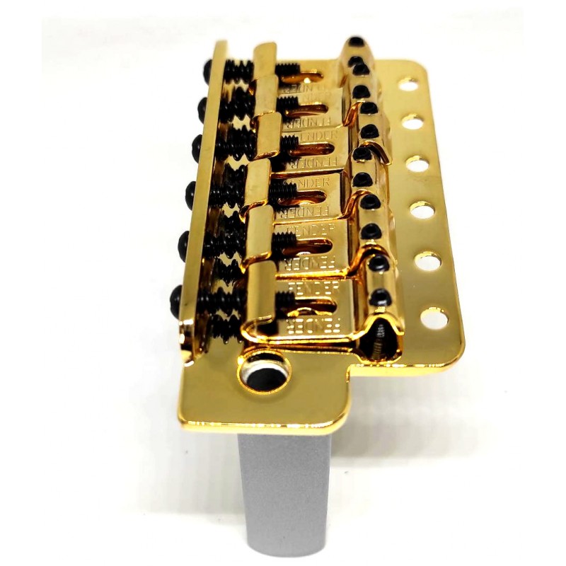 Fender® Vintage style strat bridge assembly Gold 0053275000