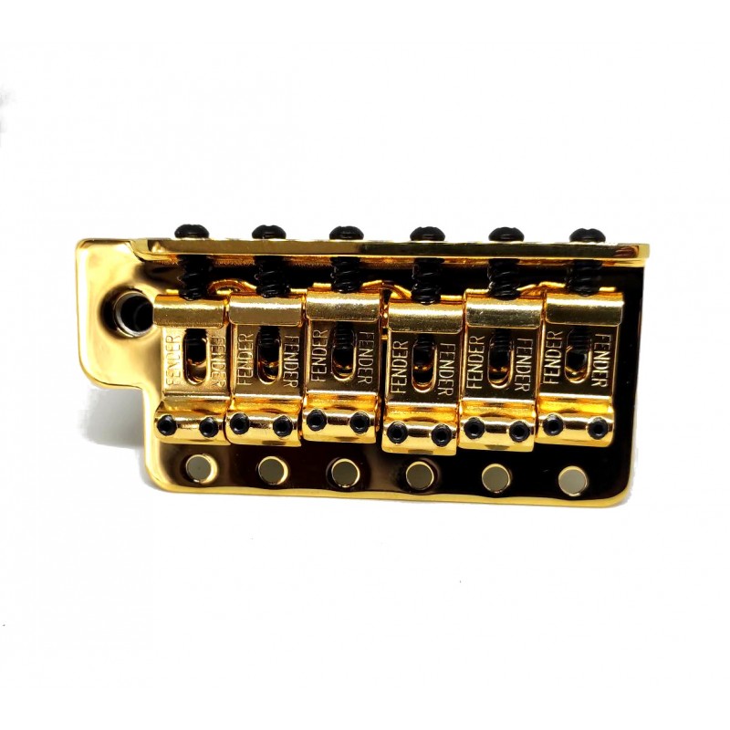 Fender® Vintage style strat bridge assembly Gold 0053275000
