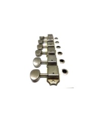 6 Fender® Road Worn Nickel Aged Tuning machines 099-7201-000