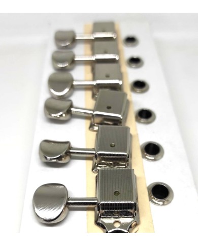 6 Fender American Vintage Stratocaster/Telecaster Mechaniken, Nickel 099-2040-000