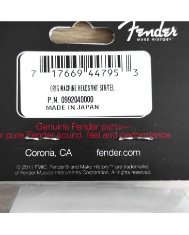 6 Fender American Vintage Stratocaster/Telecaster Mechaniken, Nickel 099-2040-000
