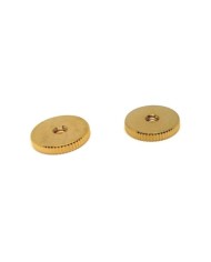 2 Gold thumbwheel for Tune-o-Matic bridge Studs (Imperial Threads )