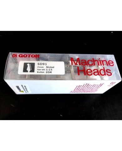 Linkshänder-Mechaniken Gotoh Nickel SD91-05M