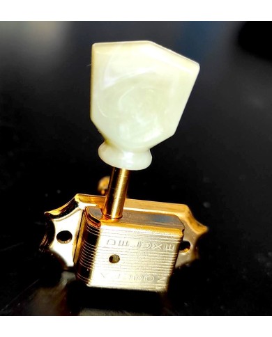 Kluson Vintage-Mechaniken Gold, Tulpenflügel MC33G