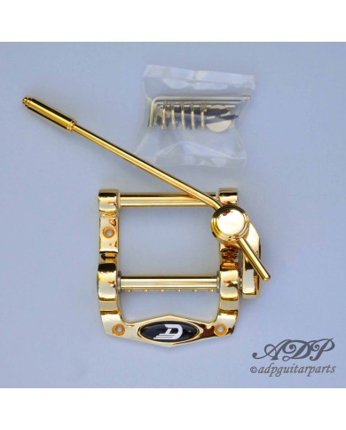 Vibrato Duesenberg Diamond im "Sup.Tremola"-Stil B5 TELE Les Paul Gold TDBSG