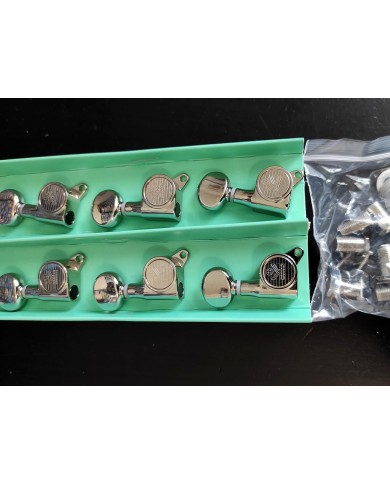 6-in-Line-Mechaniken, kleiner runder Flügel, 1:18, Kluson