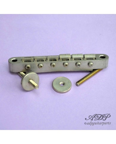 Gotoh Relic Tunomatic GE-104B Vintage Steg mit M4x0.7 Stegeinsätzen, Nickel Aged