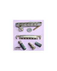 Gotoh Relic GE101 Stoptail-Saitenhalter + GE104B Tune-o-matic Bridge, Nickel Aged