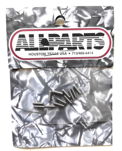 12 Edelstahl-Höhenschrauben 9.5mm-3/8 inch für Gitarren-Saitenhalter. Senkkopf