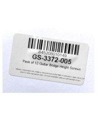 12 Stainless steel height screws 9.5mm-3/8 inch for guitar bridges. slotted head