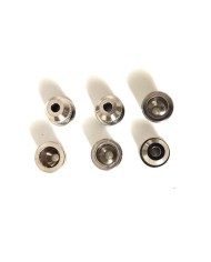 6 Saitenhülsen Nickel 8.2mm für Telecaster mit Saitenführung durch den Korpus