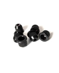 6 Saitenhülsen Schwarz 8.2mm für Telecaster mit Saitenführung durch den Korpus