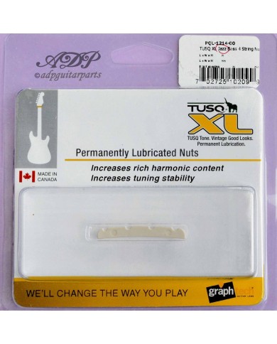 Graph Tech Tusq XL PQL-1214-00 Bass-Sattel für Fender Bass J-Bass, geschlitzter Sattel