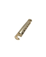 Vintage Stoptail-Saitenhalter Faber Alu Nickel AGED für Tune-O-Matic