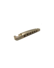 Vintage Stoptail-Saitenhalter Faber Alu Nickel AGED für Tune-O-Matic