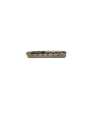 Faber Nickel aged Brass saddles Bridge ABRH, Gibson style (ABR-1)