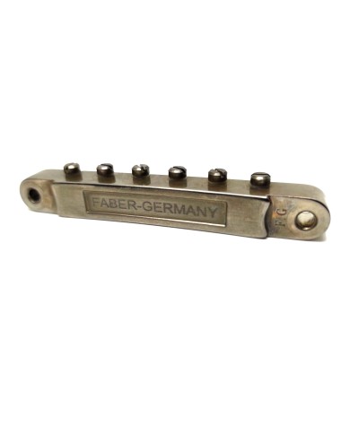 Faber ABRH Brücke, Nickel AGED Messingreiter, Gibson-Stil (ABR-1)