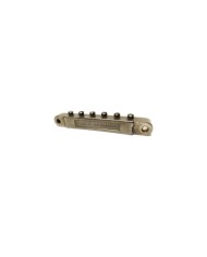 Faber Nickel aged Brass saddles Bridge ABRH, Gibson style (ABR-1)