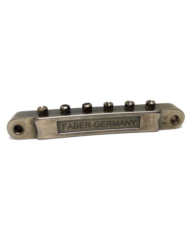 Faber ABRH Brücke, Nickel AGED, Nylonreiter, Gibson-Stil (ABR-1)