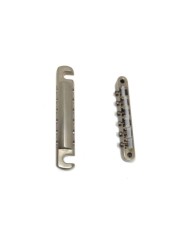 Faber Nickel AGED Bridge + Tailpiece set, ABR-1,Nylon saddles